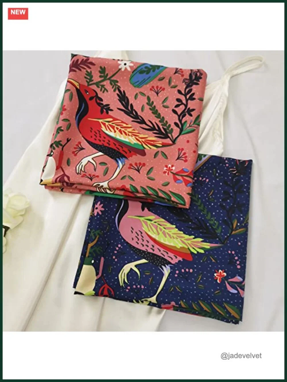Silk Like Head Scarf for Women - 35
